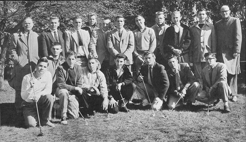 1957 and 1958 Golf Teams