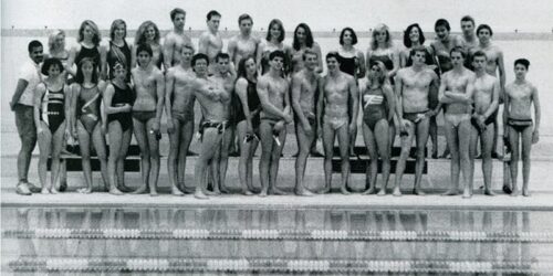 1988-1989 Girls Swimming and Diving Team Image