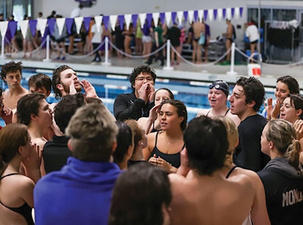 Oberling swim captain Audrey Weber '20