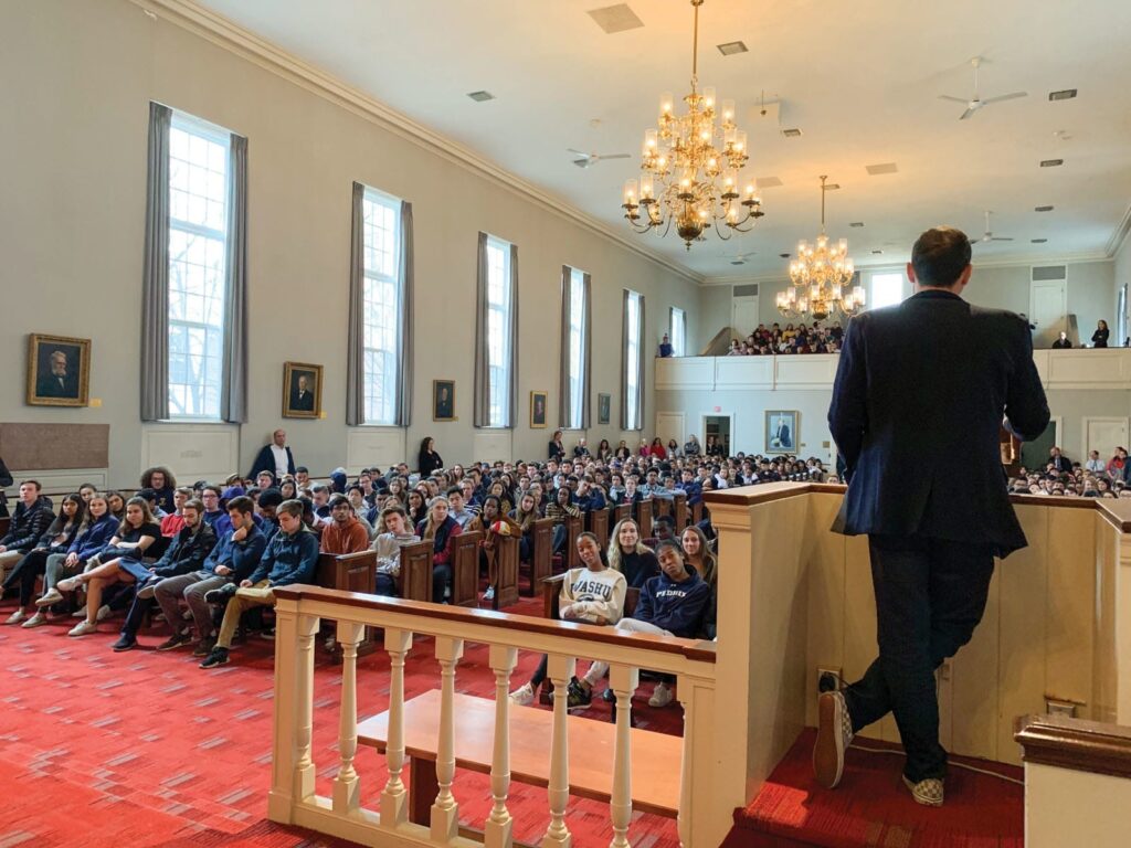 Kevin Weiner '00 March 2019 chapel talk