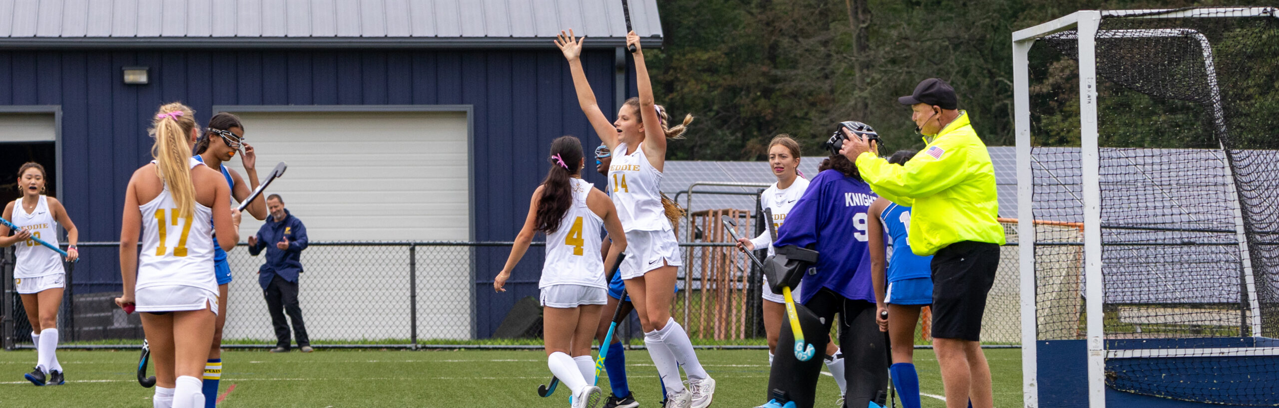 Field Hockey goal celebration