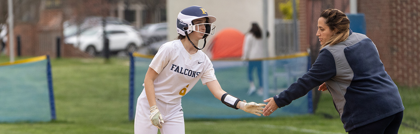 Claire Fisher High Fives Julie Sheldon