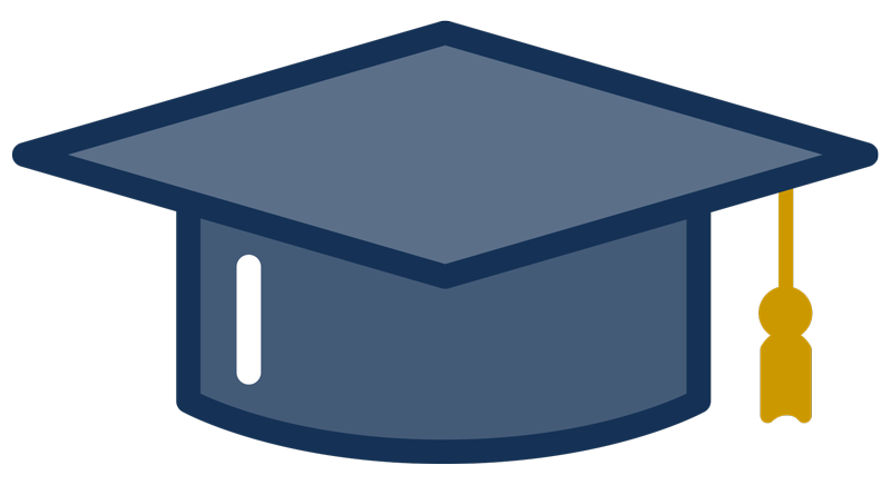 Graduation cap icon