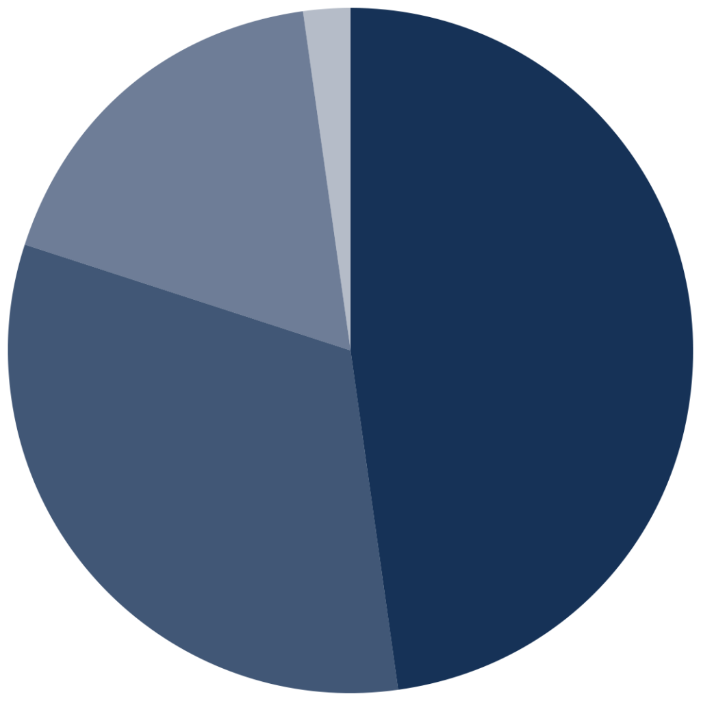 Report of Giving Fundraising Pie Chart