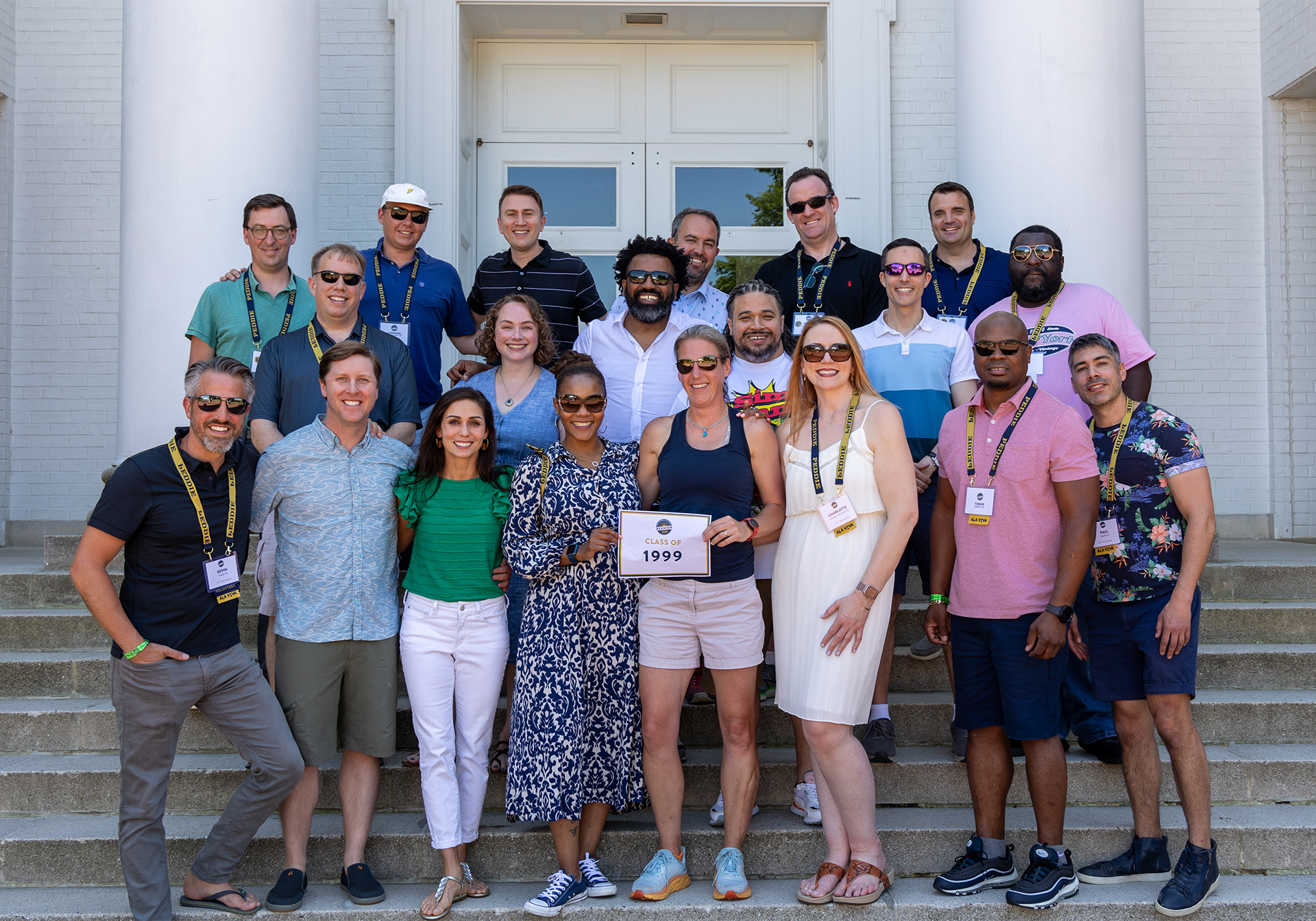 Peddie Class of 1999 group photo