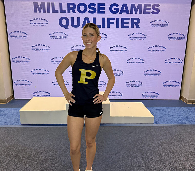 Courtney Cane Breaks School Record at Millrose Games Qualifier