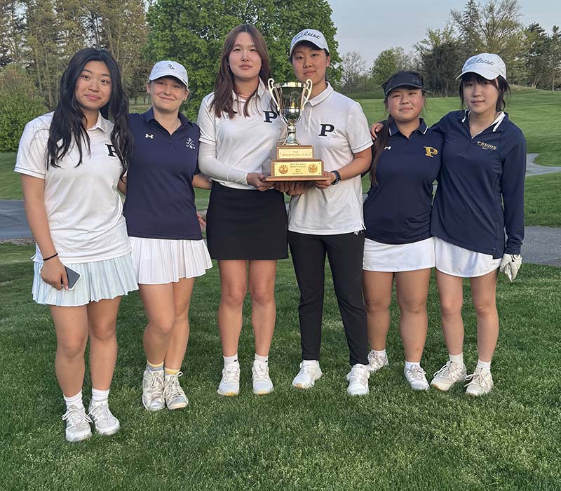 Peddie varsity girls golf wins 2025 MAPL Championship