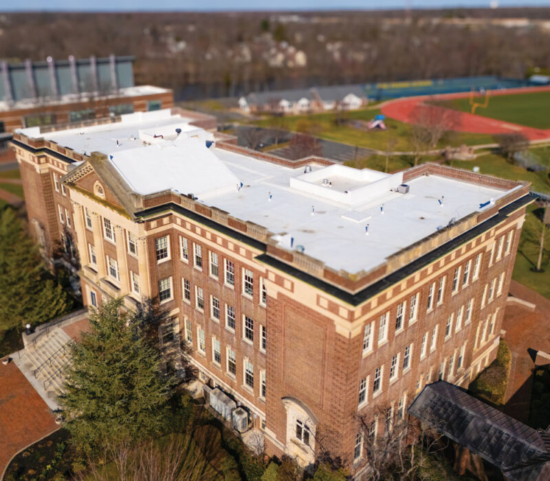 Annenberg Hall roof