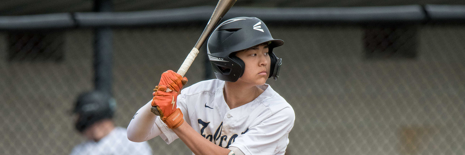 Haruo Narita bats for Peddie varsity boys baseball