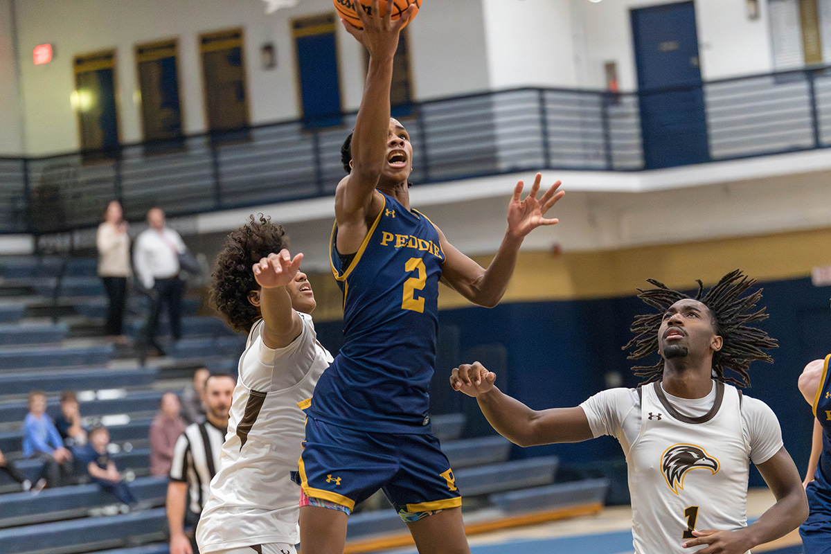 Ethan Nelson of Peddie varsity boys basketball