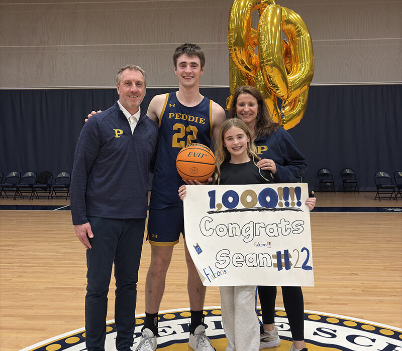Post-Grad Sean Griffin ’26 Scores 1,000th Career Point