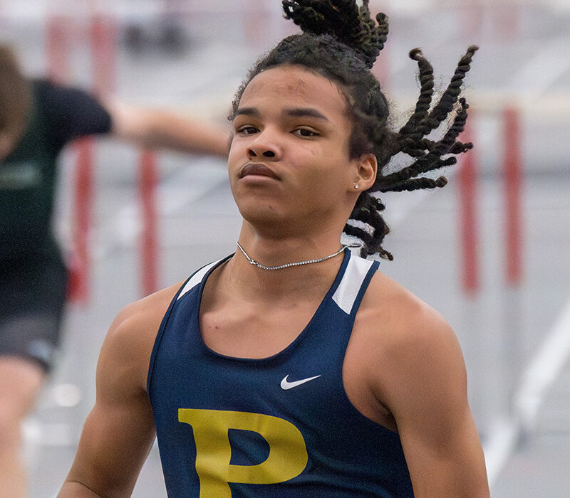 Dasyer Bullock wins MAPL Long Jump Championship in first time doing the event in high school career.