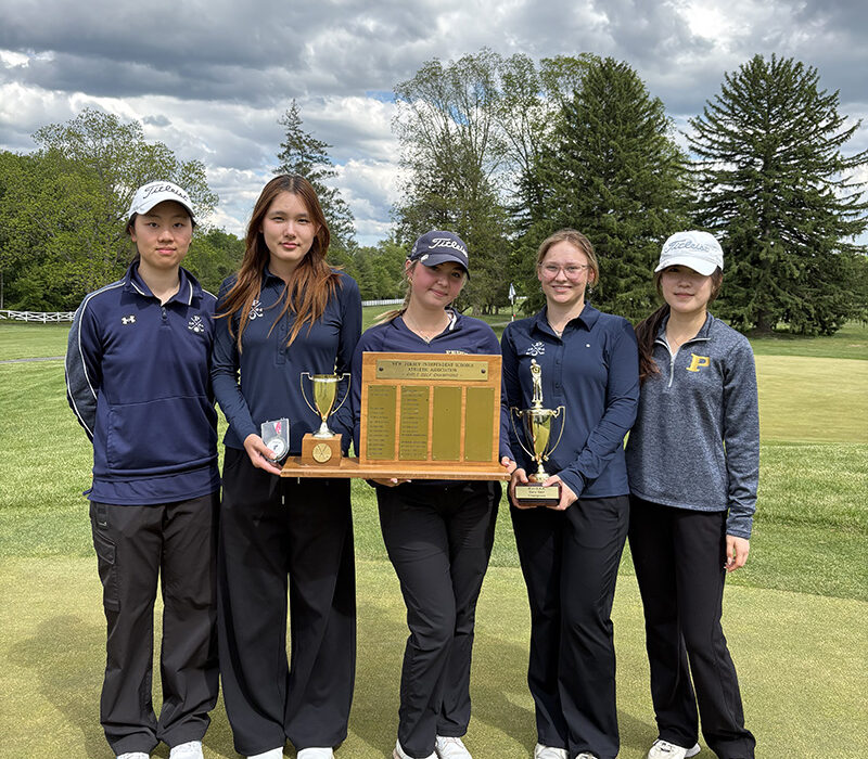 Peddie varsity girls golf won the NJISAA Prep & A B Championship, along with becoming back-to-back MAPL Champions in 2025-26.