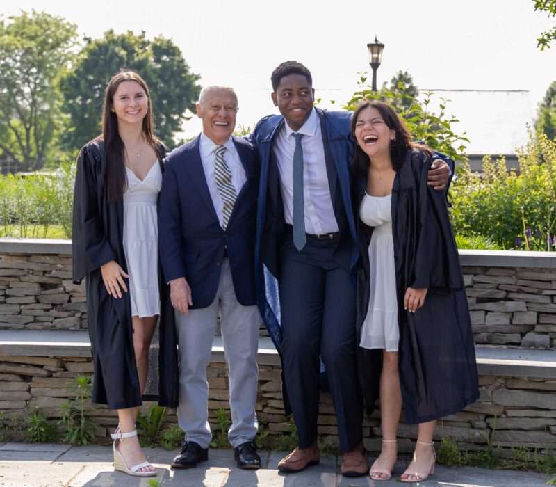 Armellino Scholars with Mike Armellino at Graduation